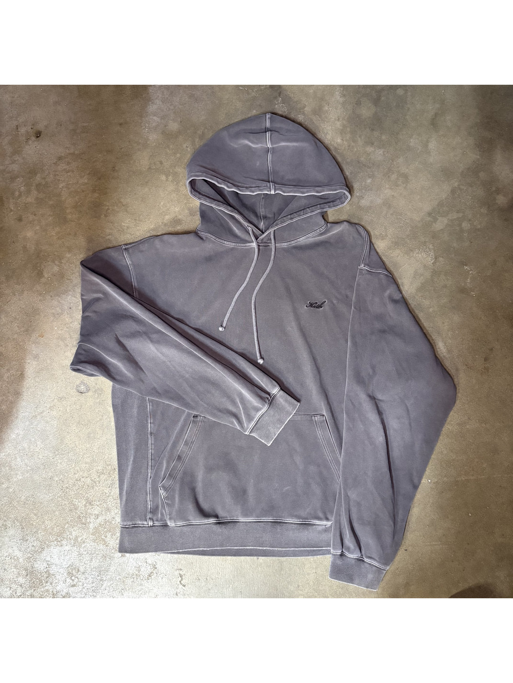 KITH Men Sz Large Gray Hoodie